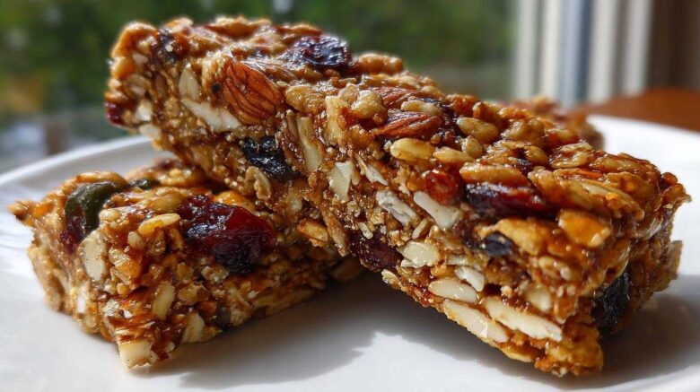 No-Bake Trail Mix Granola Bars