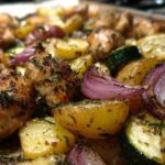 One-Pan Lemon Herb Roast Chicken and Veggies