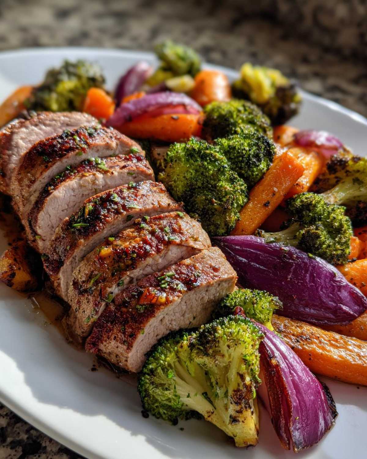 One-Pan Pork Tenderloin with Veggies - detail 1