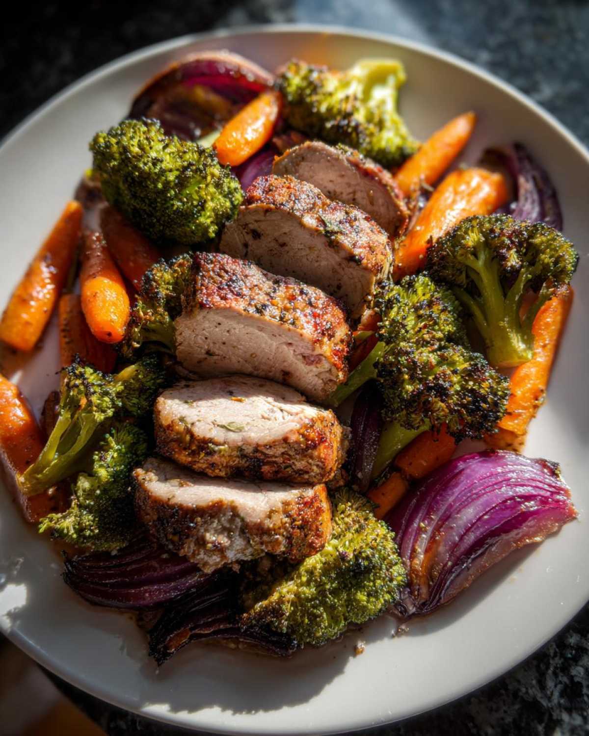 One-Pan Pork Tenderloin with Veggies - detail 3
