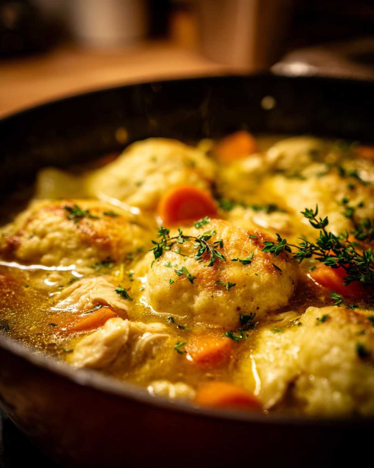 One-Pot Chicken and Dumplings - detail 3