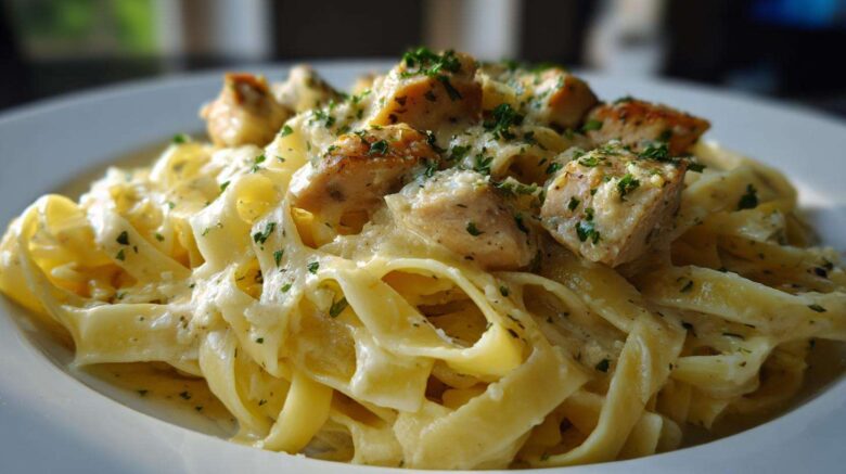 One-Pot Garlic Parmesan Chicken Alfredo