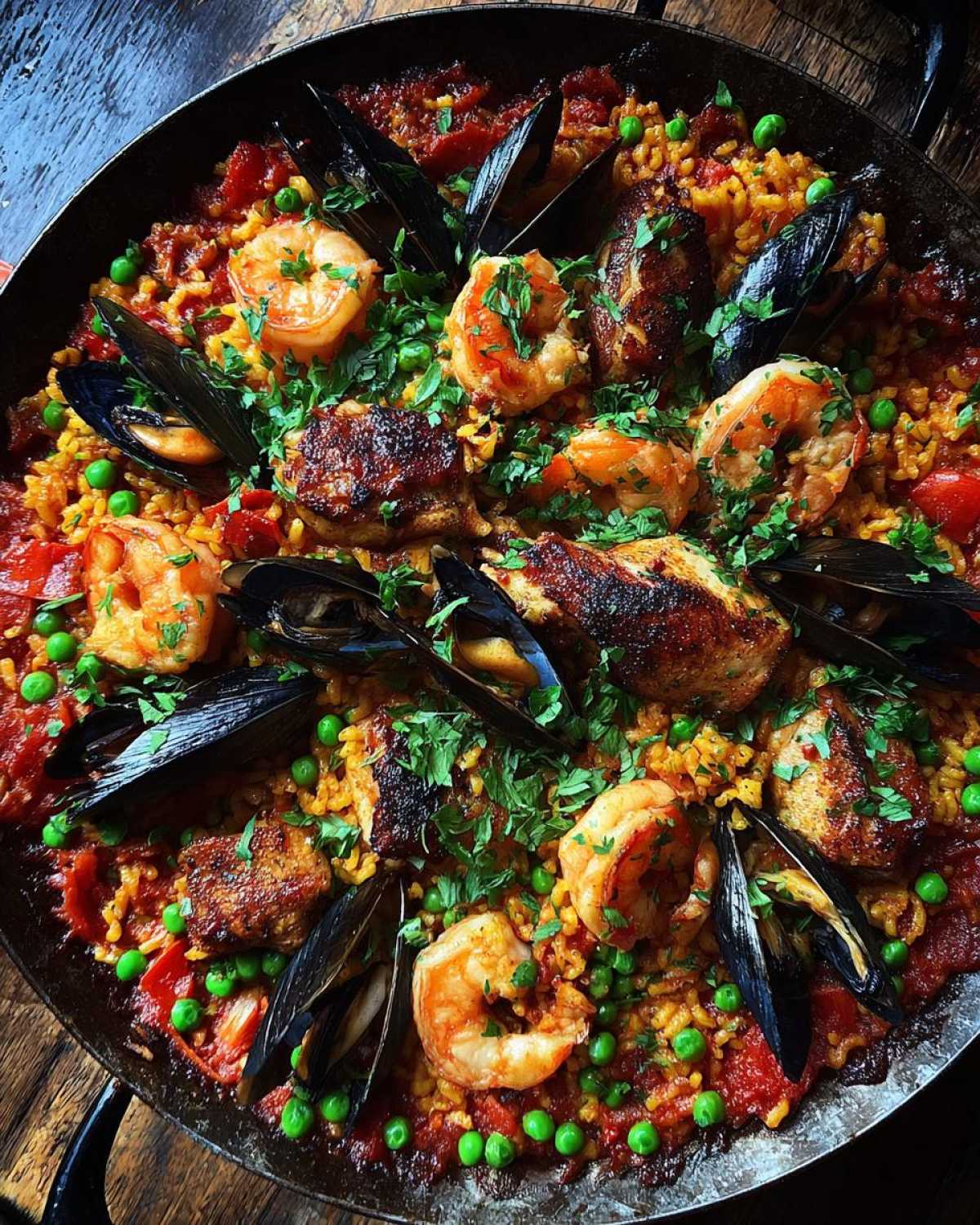 One-Pot Spanish Paella (Seafood & Chicken) - detail 2