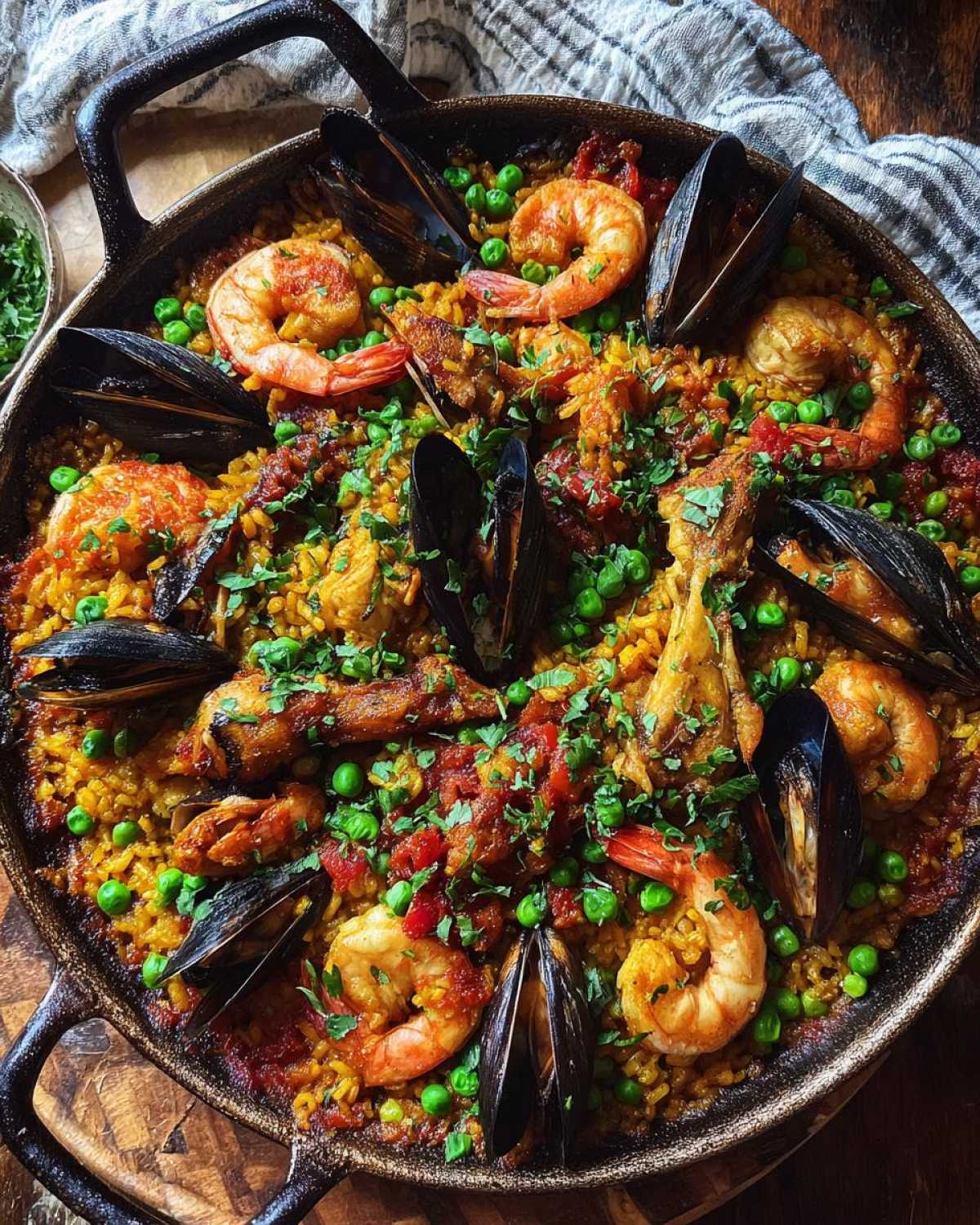One-Pot Spanish Paella (Seafood & Chicken) - detail 3