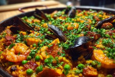 One-Pot Spanish Paella (Seafood & Chicken)