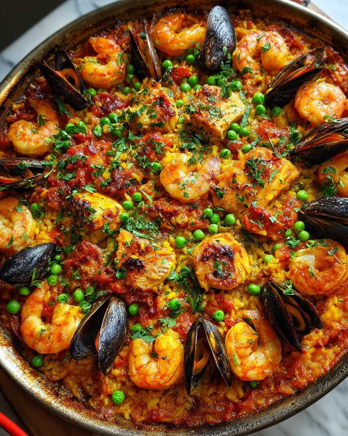 One-Pot Spanish Paella (Seafood & Chicken) - detail 4