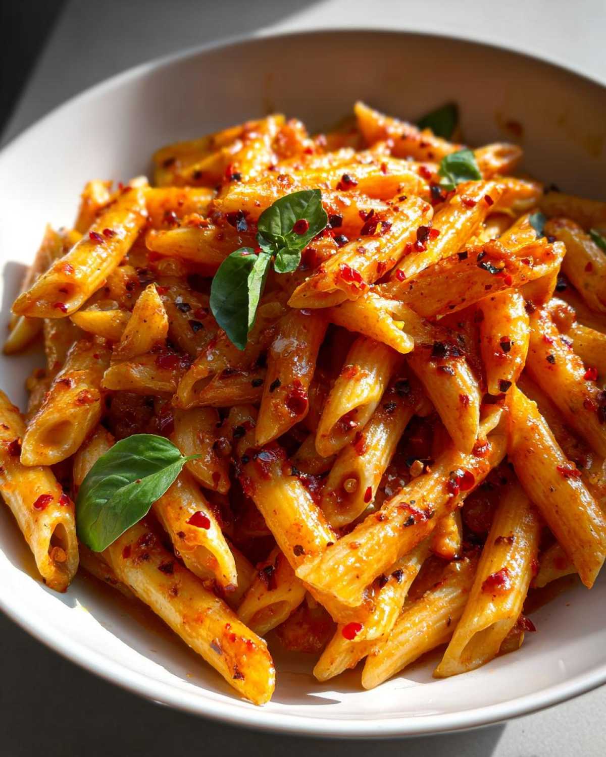 Penne Arrabbiata (Spicy Tomato Pasta) - detail 2