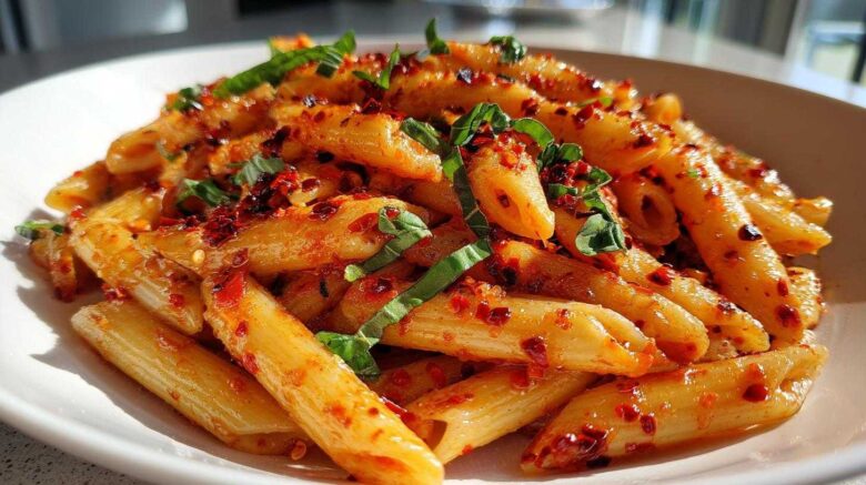 Penne Arrabbiata (Spicy Tomato Pasta)