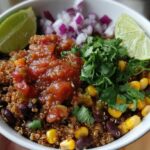 Quinoa Black Bean Burrito Bowl