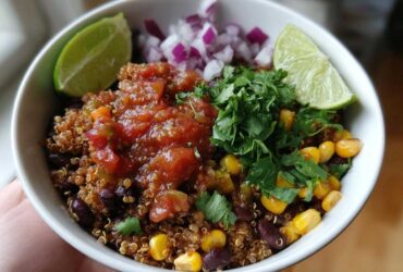 Quinoa Black Bean Burrito Bowl