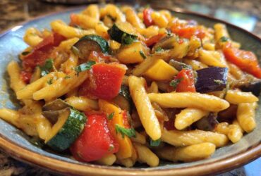 Ratatouille Pasta (Vegetable-Packed)