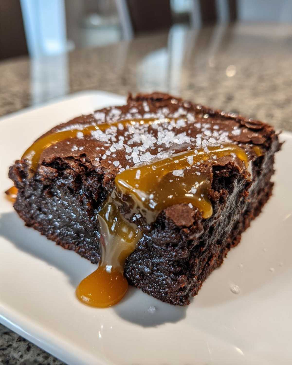 Salted Caramel Brownies - detail 1