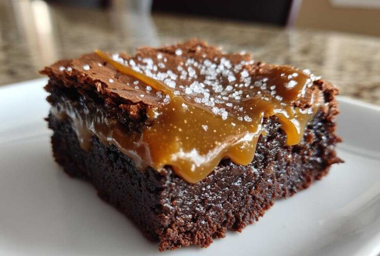 Salted Caramel Brownies