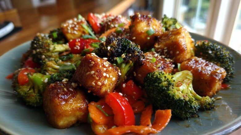 Sesame Ginger Tofu Stir-Fry