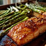 Sheet Pan Honey Garlic Salmon and Asparagus