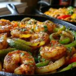 Skillet Shrimp Fajitas