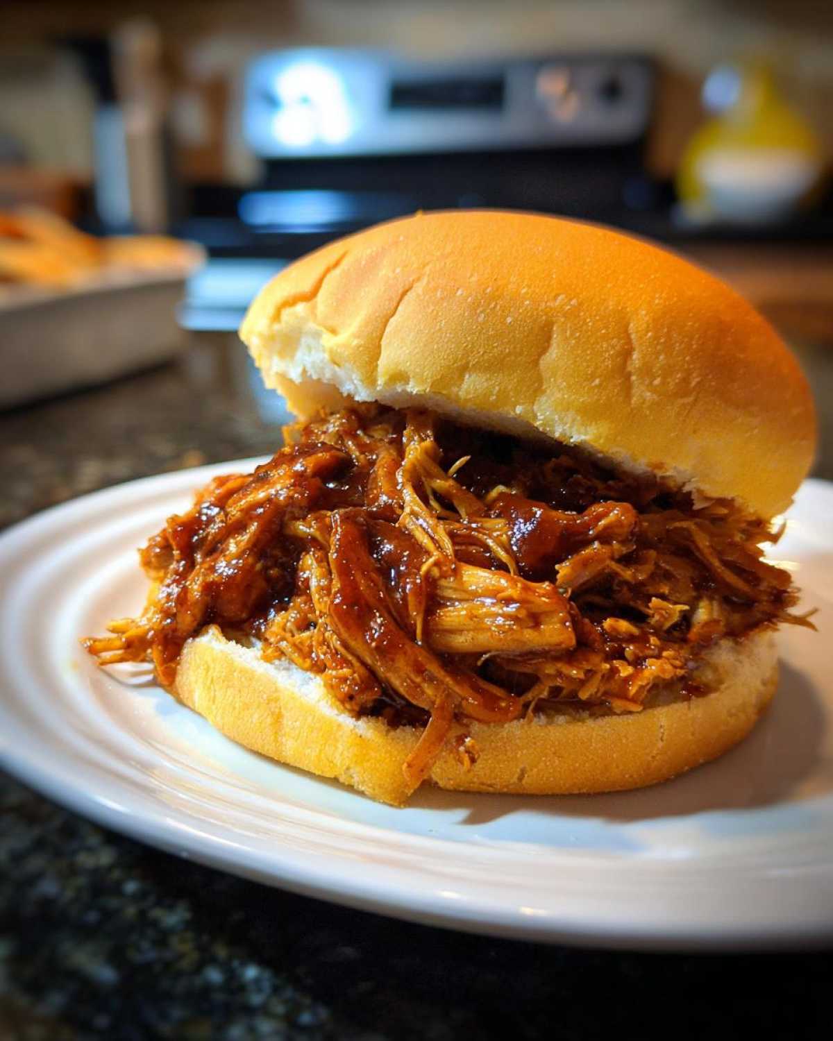 Slow Cooker BBQ Pulled Pork - detail 1