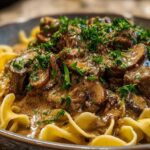 Slow Cooker Beef Stroganoff