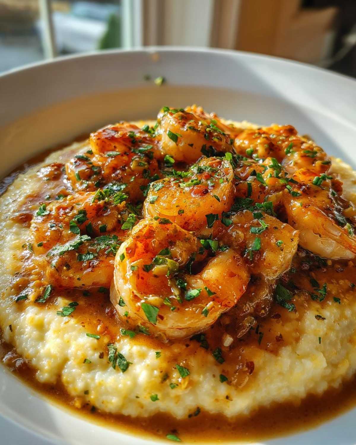 Southern Shrimp and Grits - detail 2