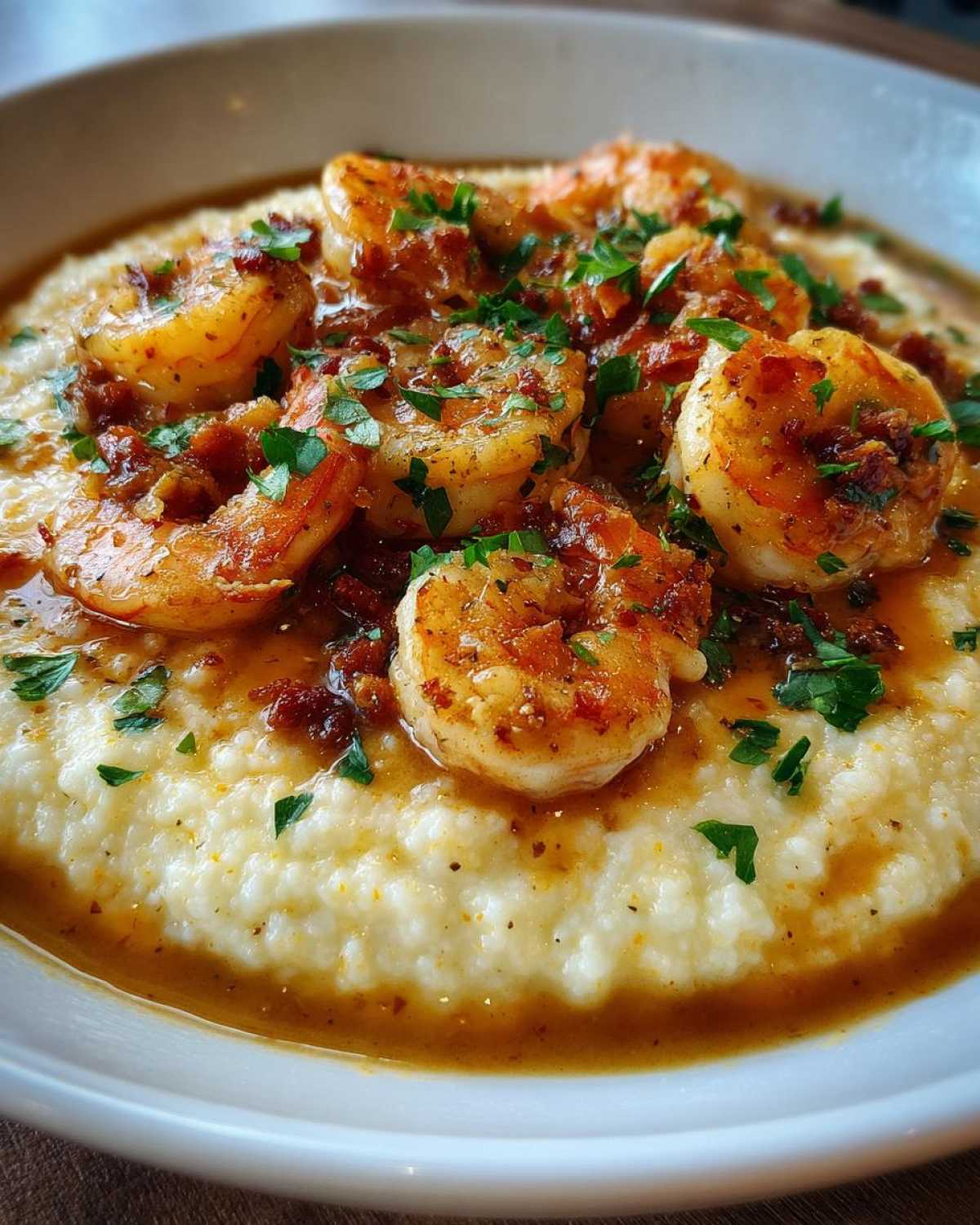 Southern Shrimp and Grits - detail 3