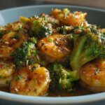 Spicy Garlic Shrimp Stir-Fry with Broccoli