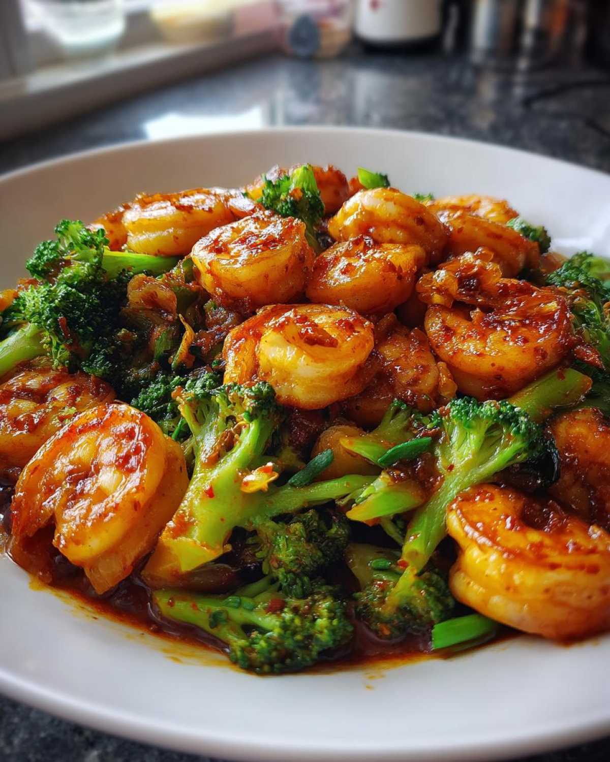 Spicy Garlic Shrimp Stir-Fry with Broccoli - detail 3