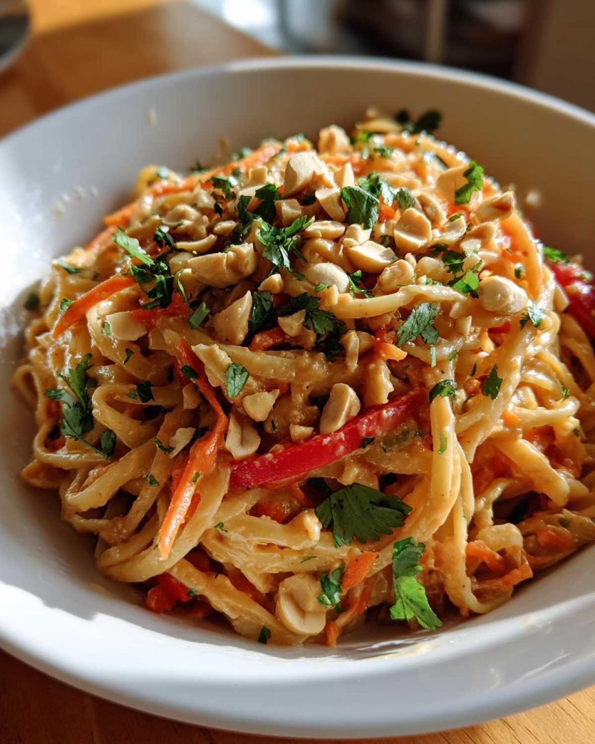 Spicy Thai Peanut Noodle Salad - detail 1