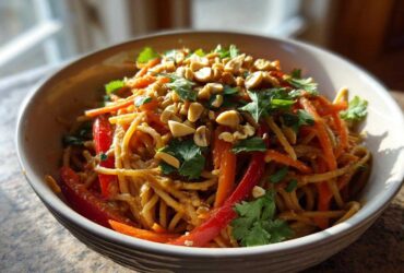 Spicy Thai Peanut Noodle Salad