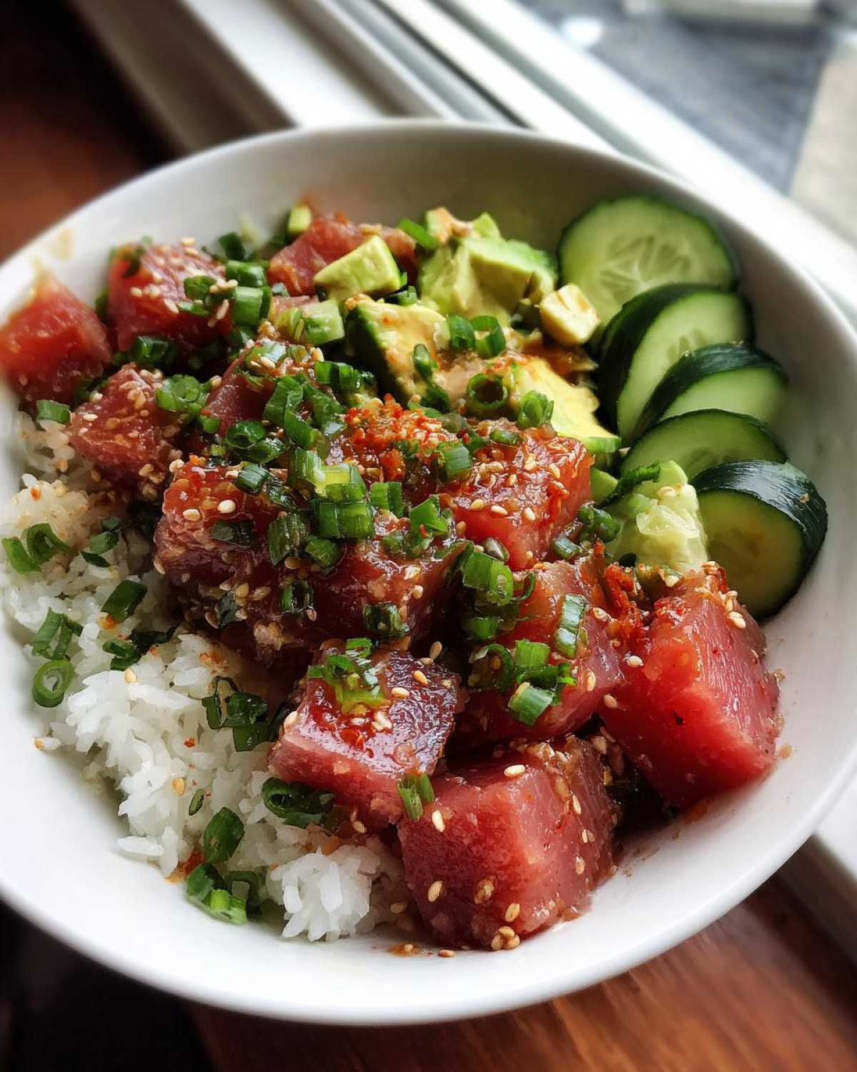 Spicy Tuna Poke Bowl - detail 2