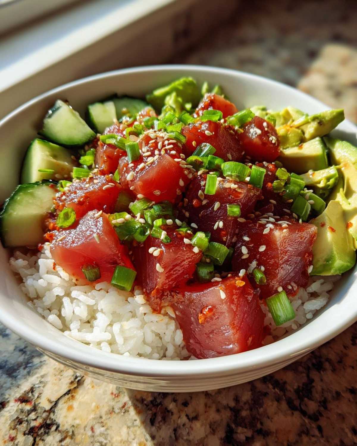 Spicy Tuna Poke Bowl - detail 4
