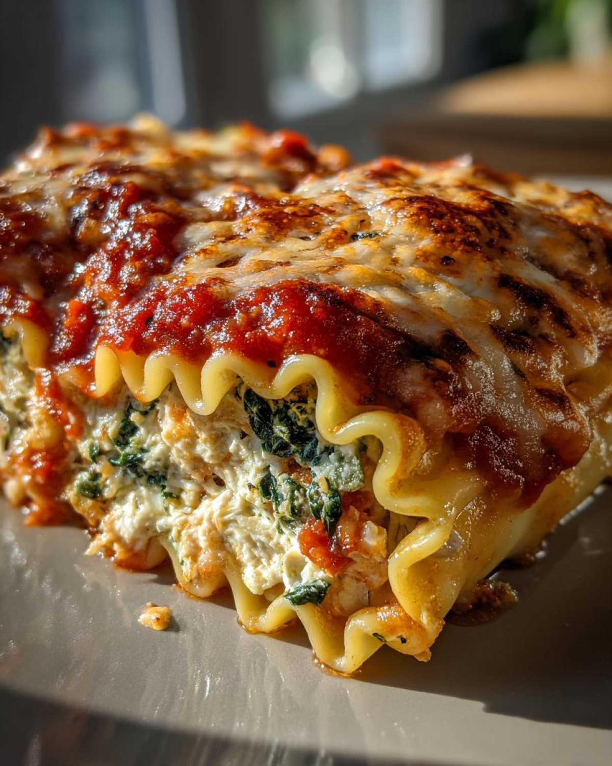 Spinach and Ricotta Lasagna Roll-Ups - detail 4