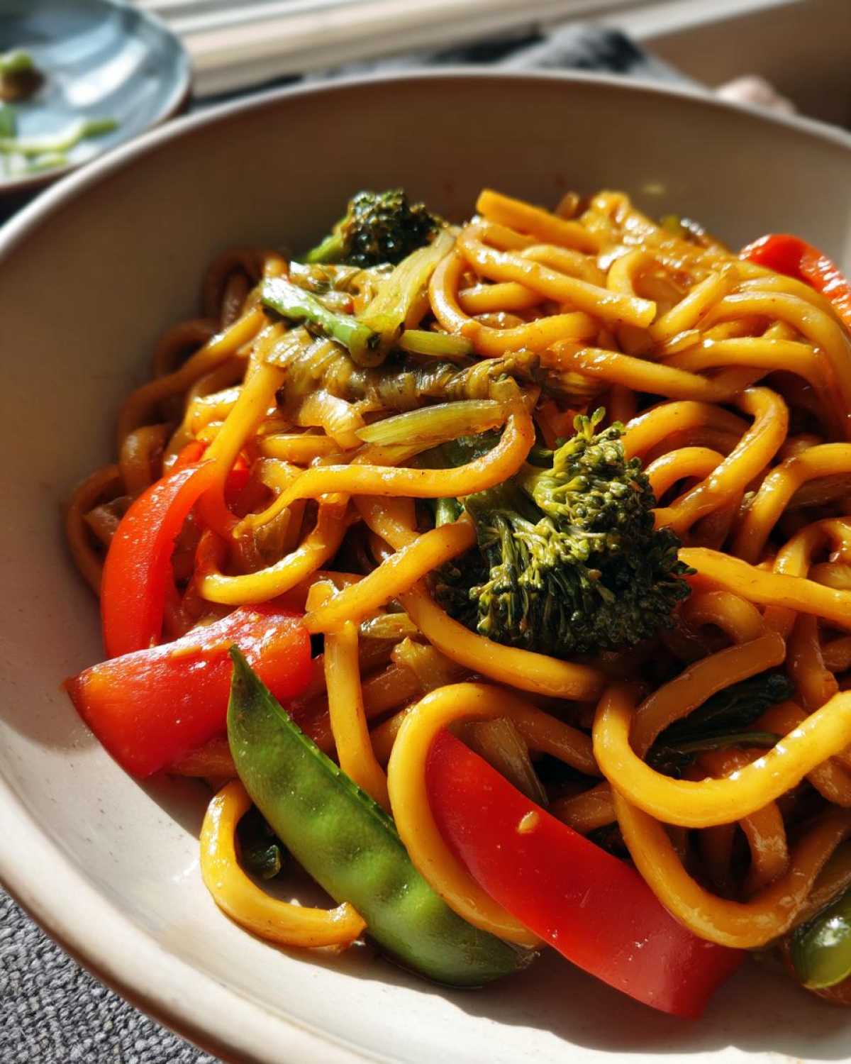 Stir-Fried Udon Noodles with Vegetables - detail 1