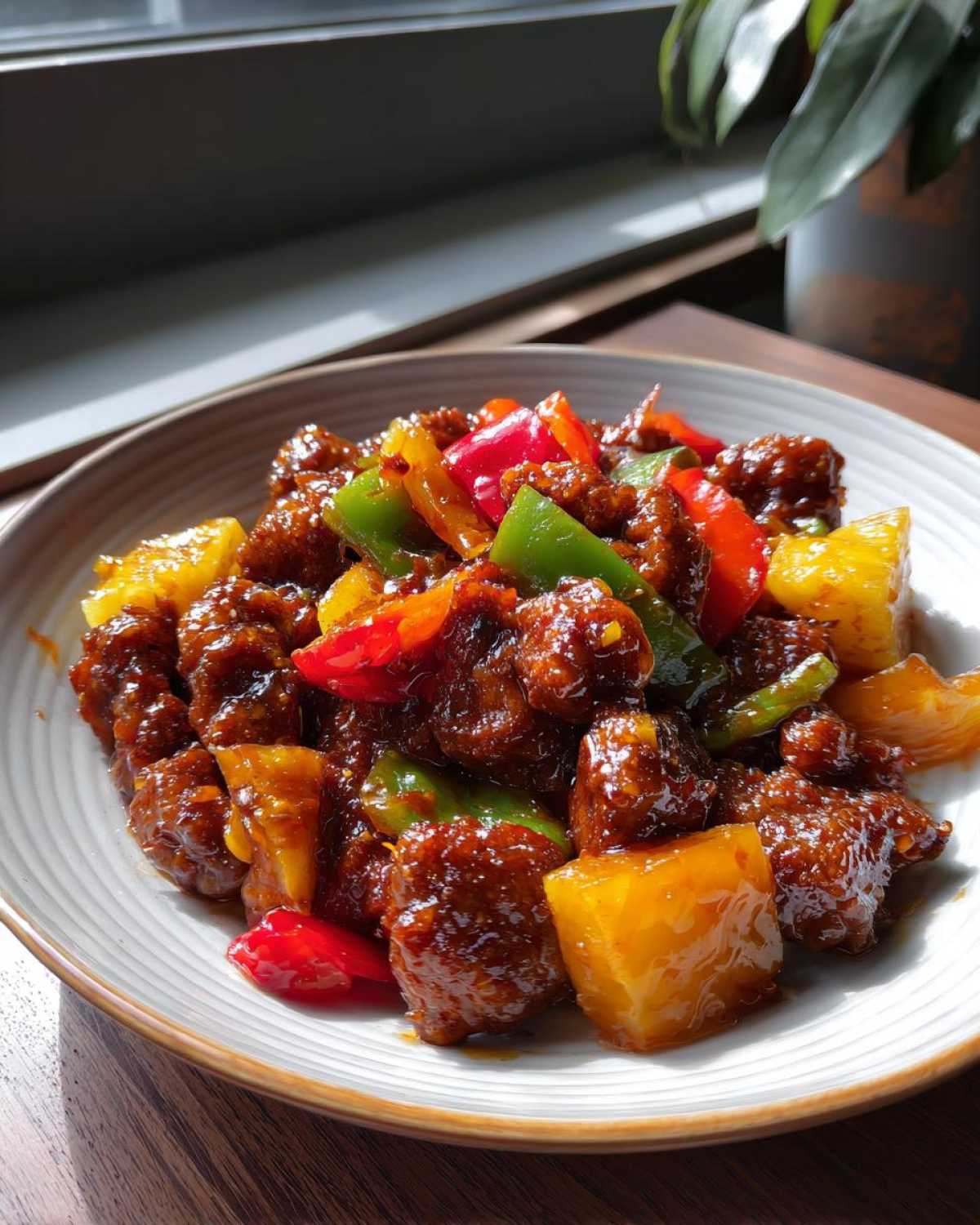 Sweet and Sour Pork Stir-Fry - detail 1