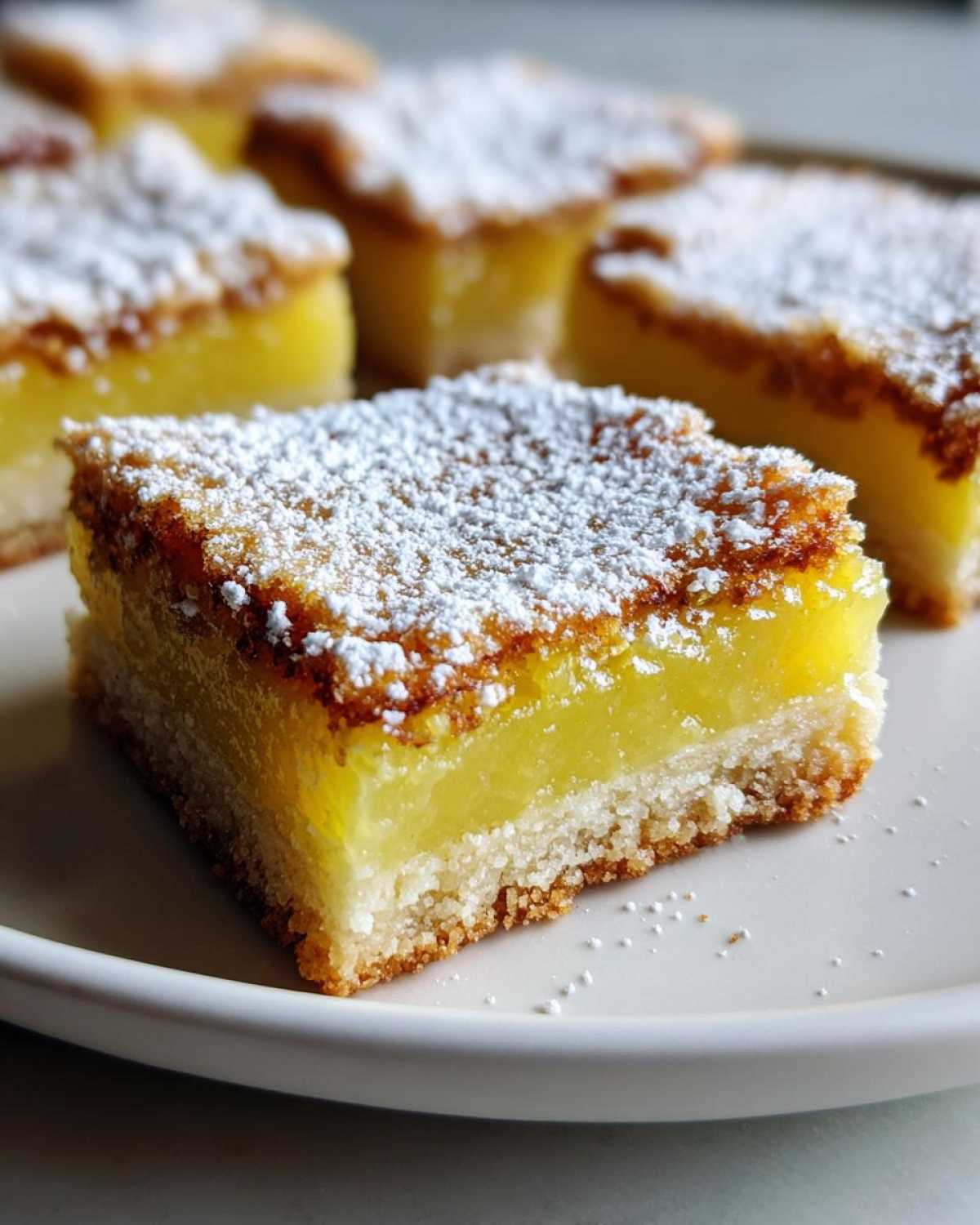 Tangy Lemon Bars with Shortbread Crust - detail 1