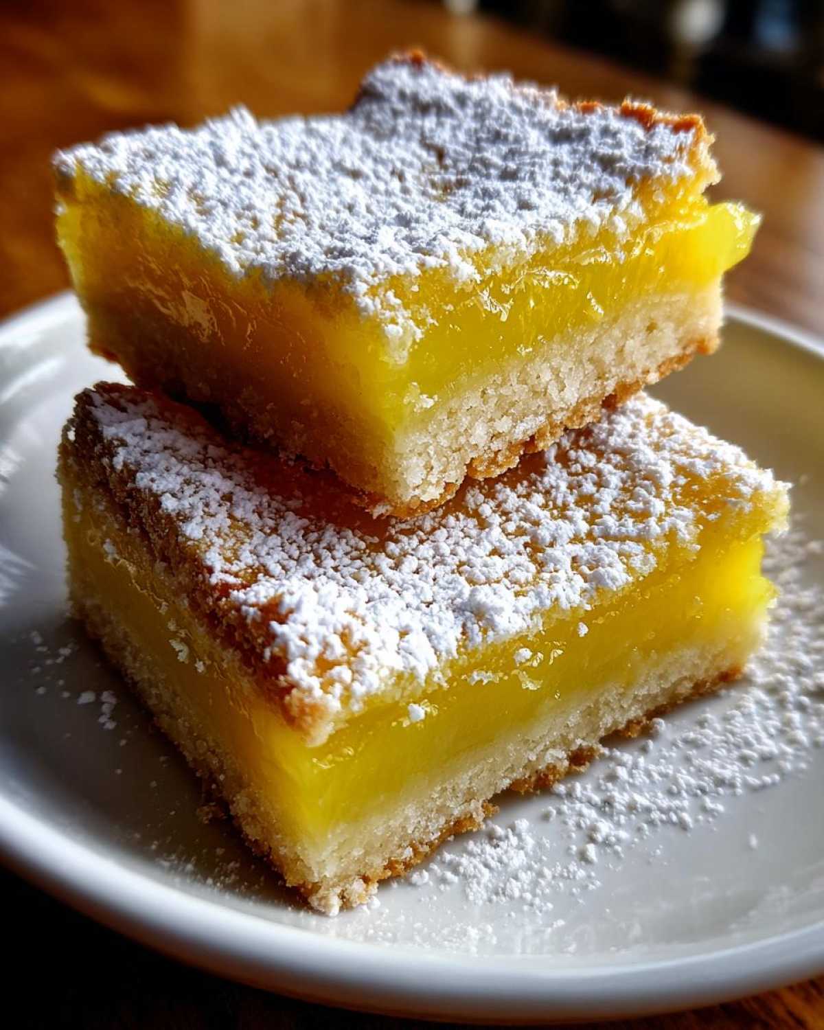 Tangy Lemon Bars with Shortbread Crust - detail 2