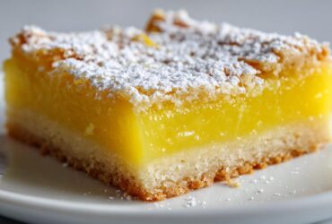 Tangy Lemon Bars with Shortbread Crust