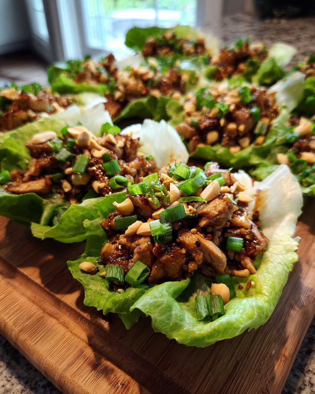Teriyaki Chicken Lettuce Wraps - detail 2