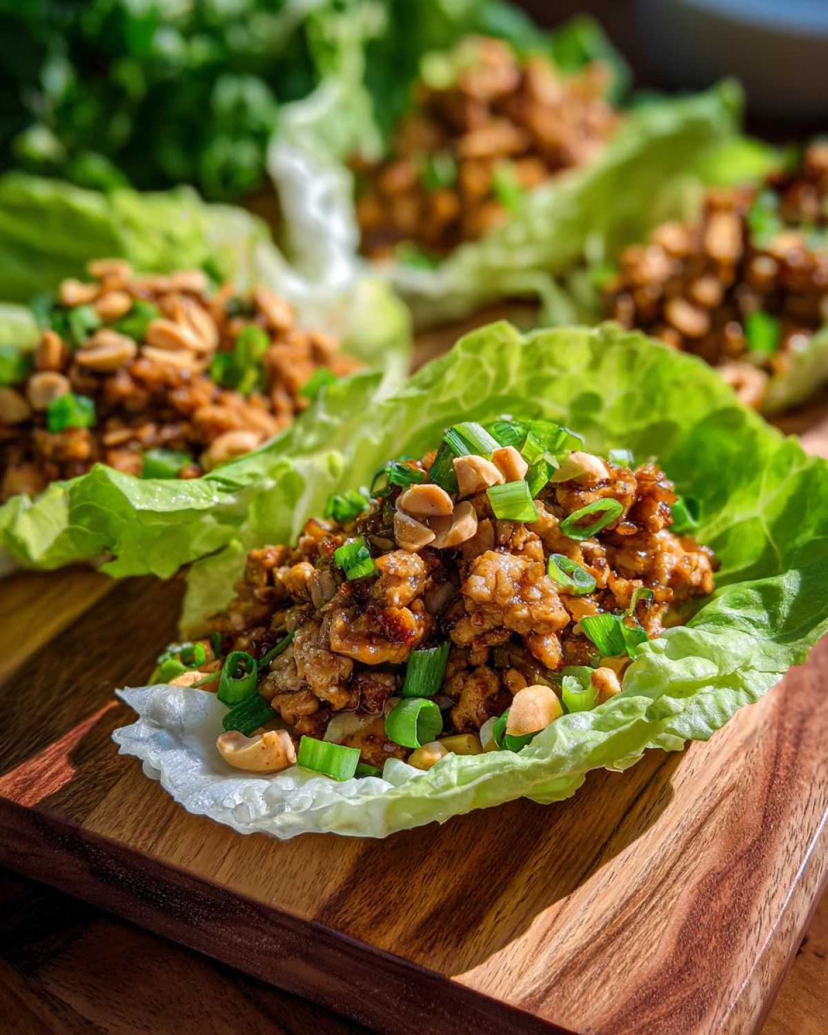 Teriyaki Chicken Lettuce Wraps - detail 3