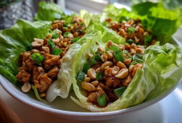 Teriyaki Chicken Lettuce Wraps
