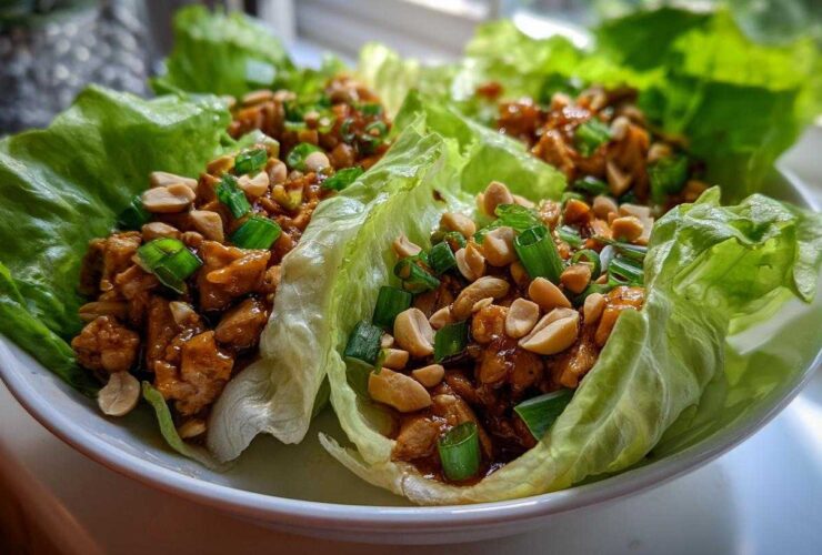 Teriyaki Chicken Lettuce Wraps