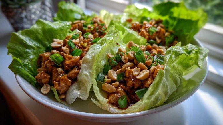 Teriyaki Chicken Lettuce Wraps