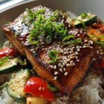 Teriyaki Glazed Salmon Bowl