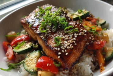 Teriyaki Glazed Salmon Bowl