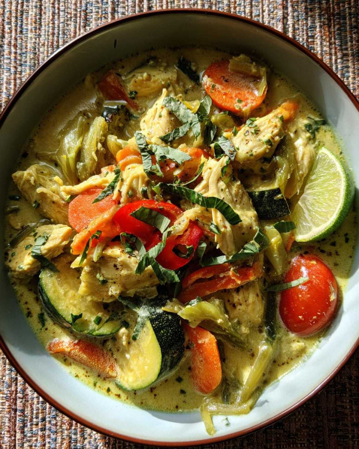 Thai Green Curry with Vegetables - detail 3