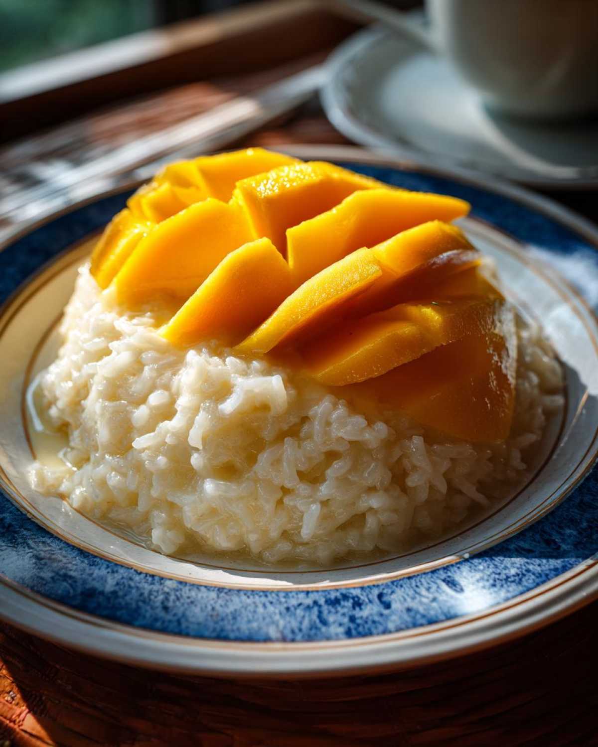 Thai Mango Sticky Rice - detail 2