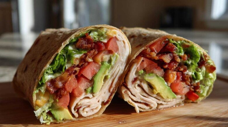 Turkey Avocado Club Wrap