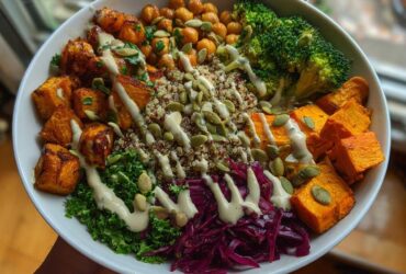 Vegan Buddha Bowl with Tahini Dressing