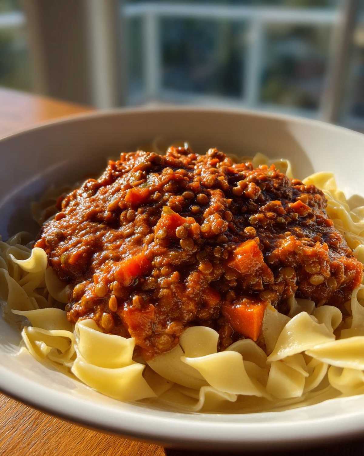 Vegan Lentil Bolognese - detail 1