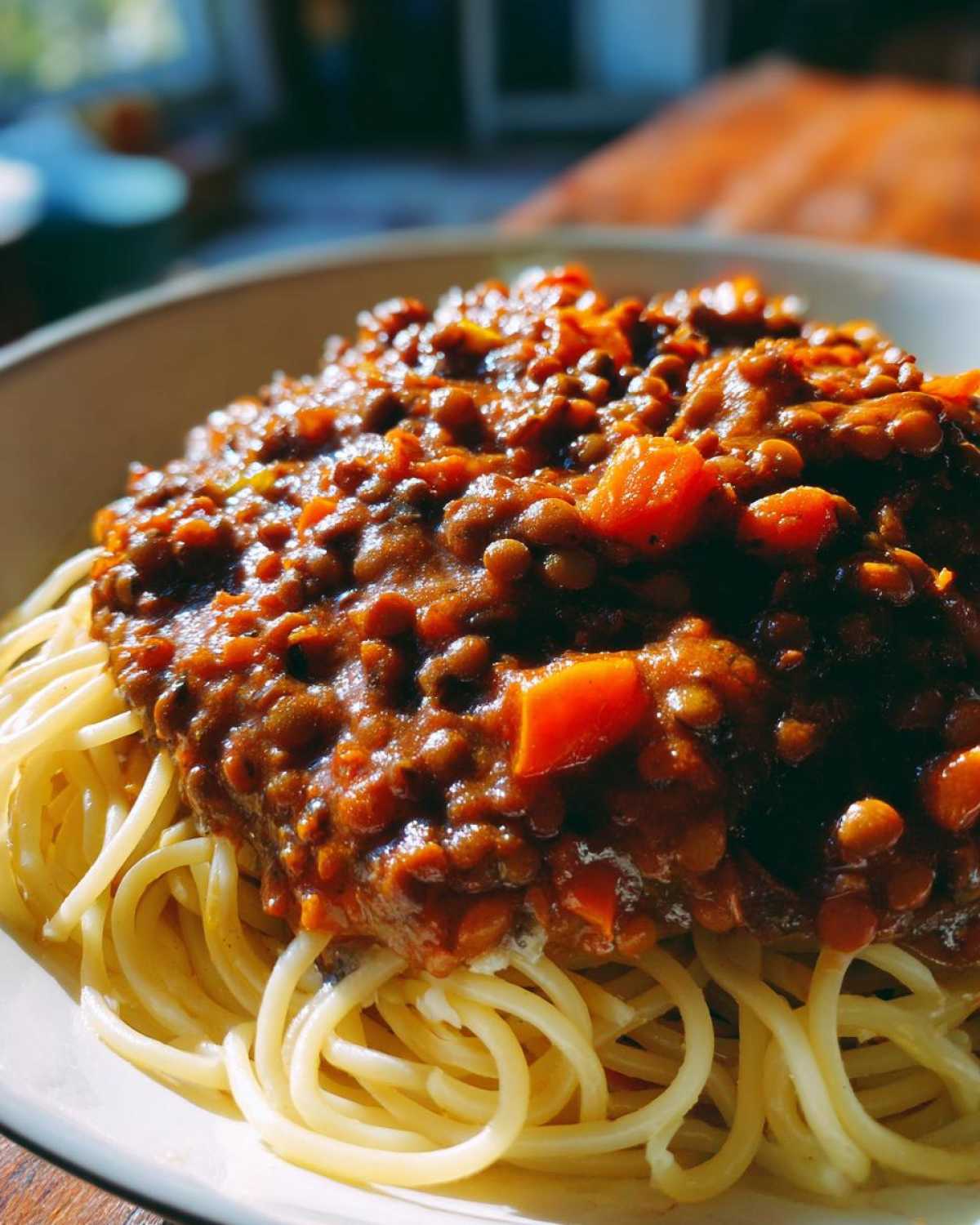 Vegan Lentil Bolognese - detail 3
