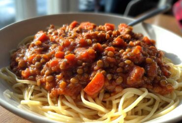 Vegan Lentil Bolognese